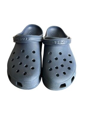 Crocs Classic Clog Men Size 14 Slip On Shoes Navy Blue Water-Friendly Sandals
